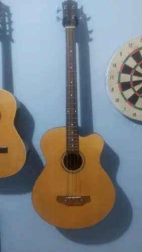 Baixolão Giannini Série EletroAcustica 4 cordas - baixo