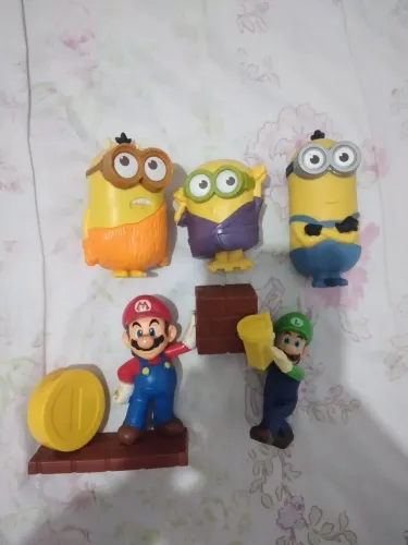 Bonecos minions _ super mario 