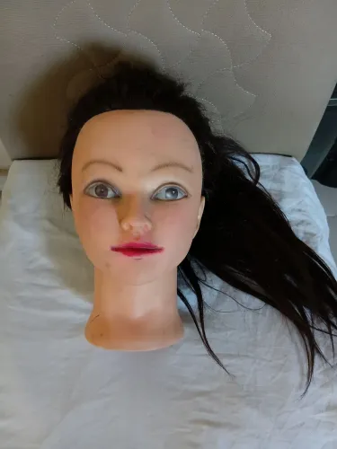 Cabeça de boneca p treino
