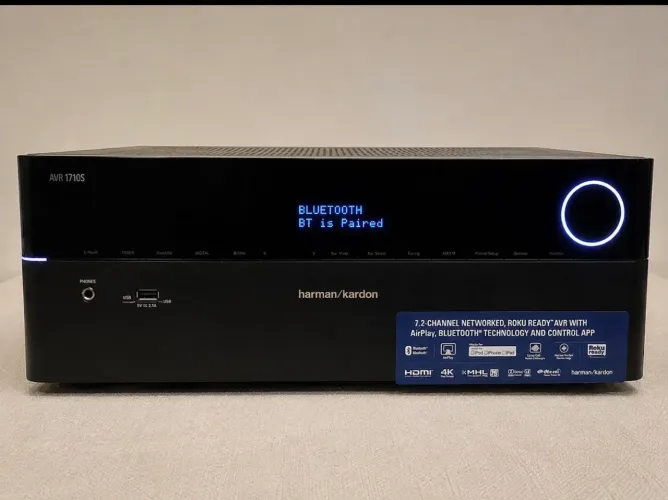 Receiver Harman Kardon AVR 1710S 7.2 Canais - Excelente Estado