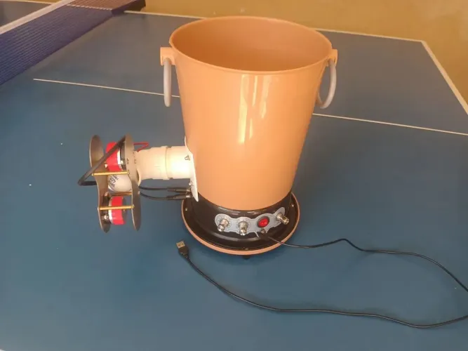 Robô lançador tênis de mesa