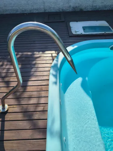 Cascata inox para piscina