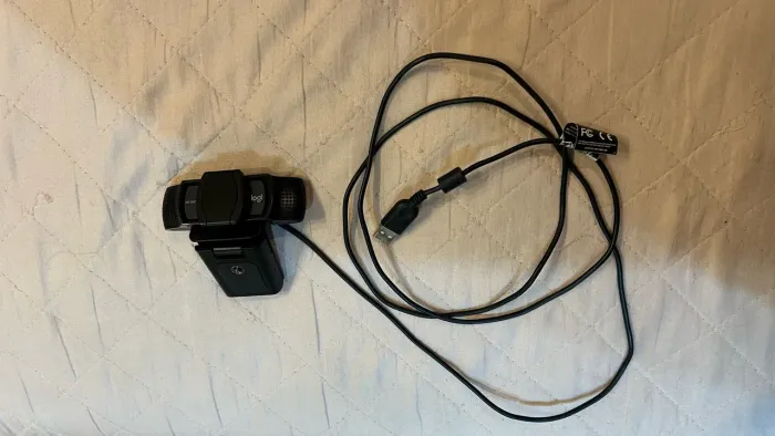 Webcam Logitech C920 HD Pro Full HD 1080p USB - Funcionando Perfeitamente