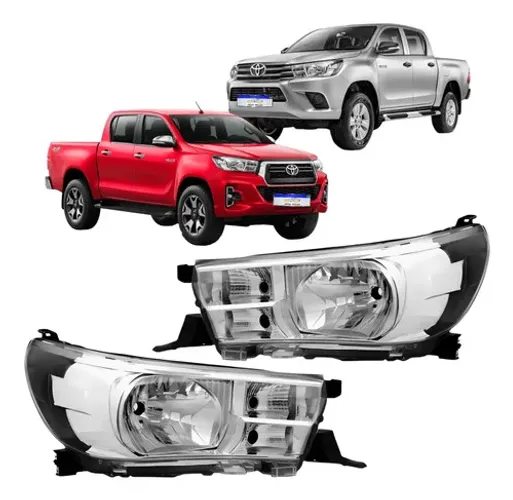 Farol Toyota Hilux 2016 2017 2018 2019 2020 2021 S/led Par Esquerdo