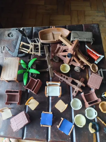 Peças Playmobil para montar seu sete