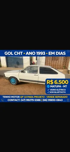 Volkswagen Gol Geração I 1000 2P 1993