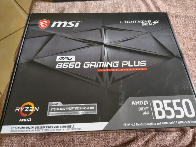 Placa mãe b550 msi gaming plus 