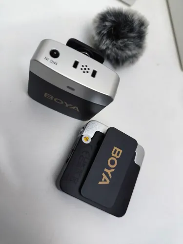 Microfone Boya By-m1v1 Sem Fio Omnidirecional