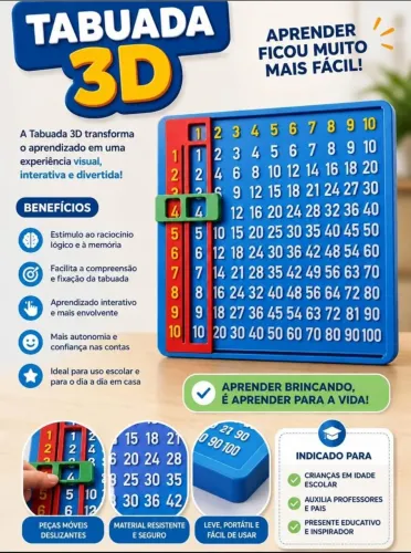 Tabuada 3d
