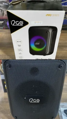 *Caixa de som sem fio ultra square 200 pro series, i2go, 297695* Valor de Mercado