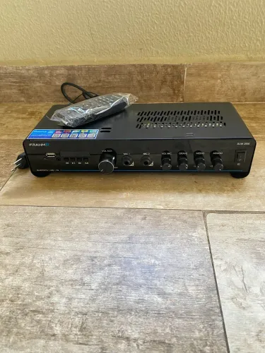 Amplificador Frahm Slim 2000 G5 120w + 4 Caixas de Som JBL C621P 50W