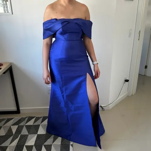 Vestido de festa azul