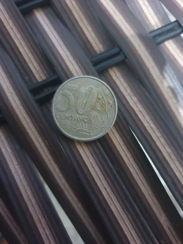 Moeda 50 centavos 1998
