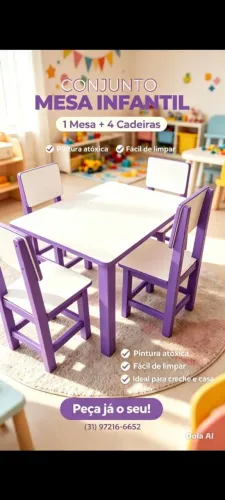 Mesas de criança