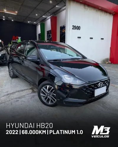 Hyundai HB20 Platinum 1.0 TB Flex 12V MEC 2022