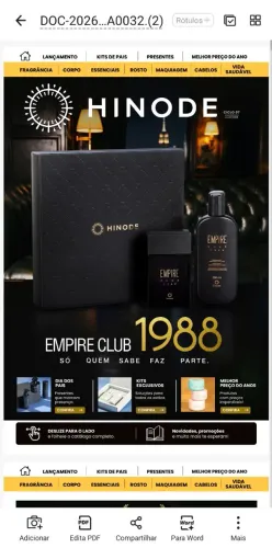 Produtos da hinode
