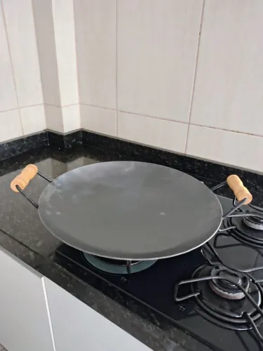 Disco de Ferro Fundido Grande 42cm - Picanha - Churrasco - Entreveiro (Não é Arado)