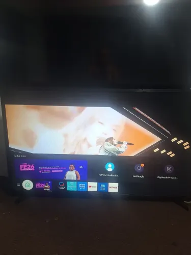 TV SMART SANSUNG TYZEM 43 POLEGADAS ESTADO DE NOVA ACEITO CARTÃO