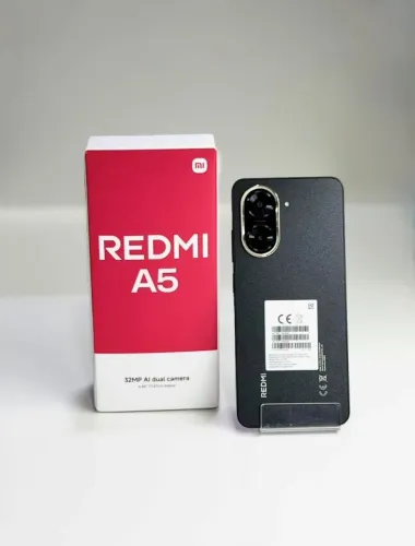 Redmi A5 128/4GB RAM 4G (Preto/Gold) R$899,00 A VISTA