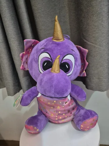 pelúcia dragão spyro roxo