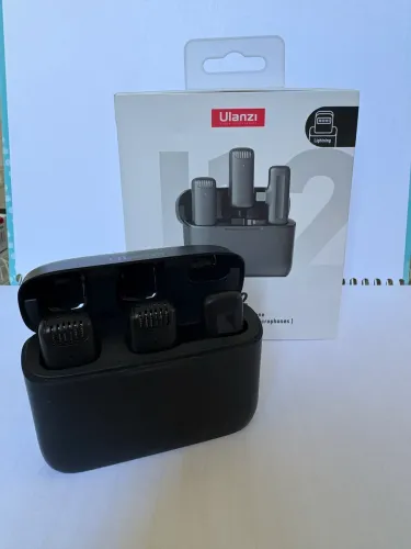 Microfone Sem Fio Ulanzi J12 Lightning para iPhone - Excelente Estado