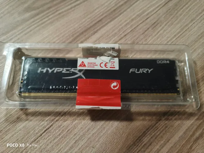 Memória RAM DDR4 1X16GB 3200mhz Cl16 Kingston Fury