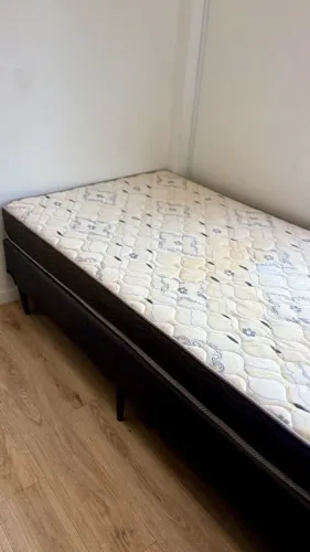 Cama + Colchão Solteirão Ortobom