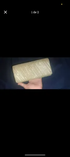 Bolsa de Mão Dourada