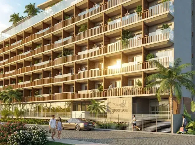 Studio nascente a 100 metros da Praia de Tamandaré e com varanda gourmet!