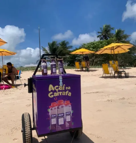 Carrinho de açaí