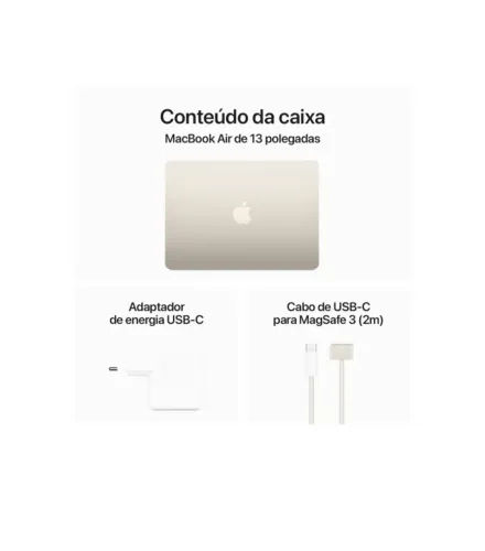 Macbook Air M3 A3113 8GB 256GB SSD Starligth