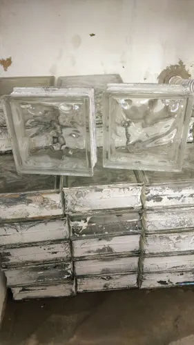 Tijolo de vidro(leia a descrição)