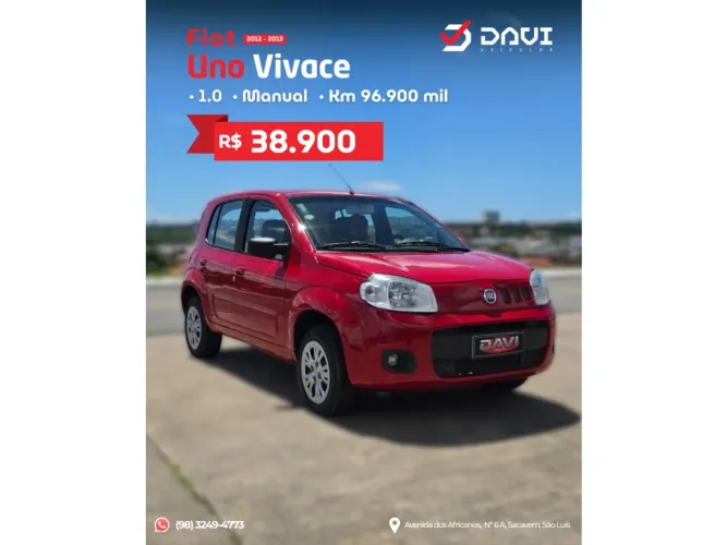 Fiat Uno Vivace/rua 1.0 EVO Fire Flex 8V 5P 2013