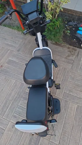 Bike Elétrica DUOS 5 Semi Nova com Cesta e Banco Duplo 