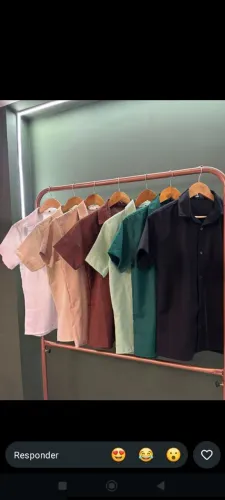 Blusas de botão linho do p ao gg 