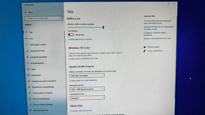 Computador Lenovo All in One - bem cuidado