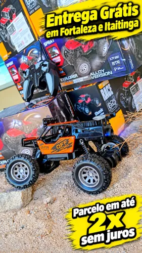 Carrinho de Controle Remoto Off-Road