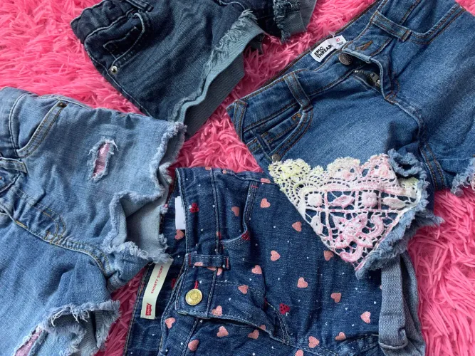 LOTE JEANS MENINA 4-6 anos