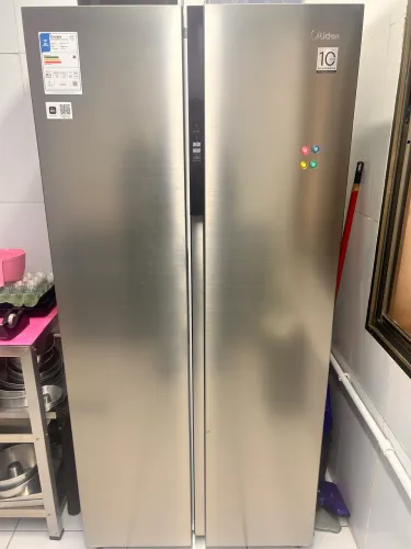 Geladeira Side by Side Midea 442L 220V Seminova