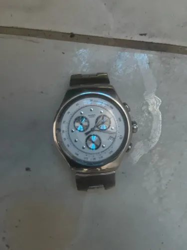 Relógio Swatch série prata