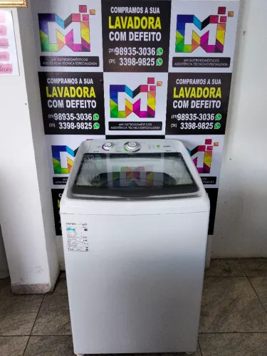 Máquina de lavar Consul 12kg, funcionando perfeitamente com garantia de 3 meses