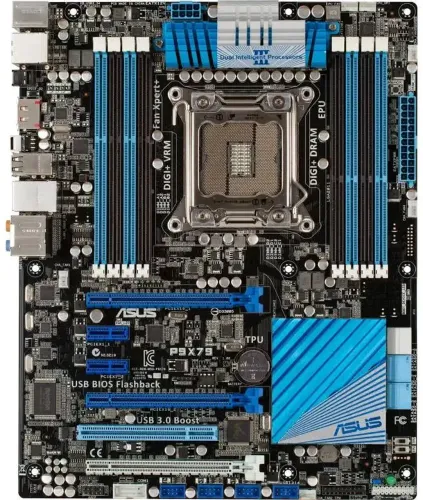 placa mãe Asus P9X79 64gb com processador Intel Core i7