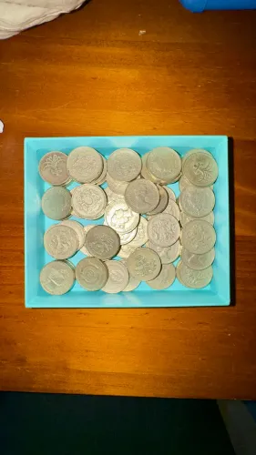 Moedas de 1 pound. (65)