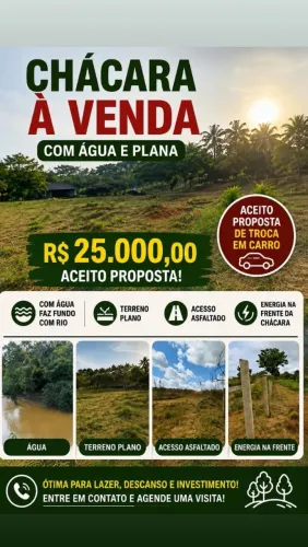Chacara 20 por 450