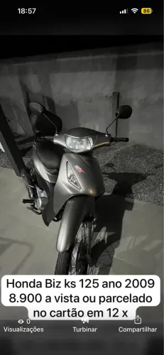 Vendo Biz 125 ks partida pedal injetada pega fácil