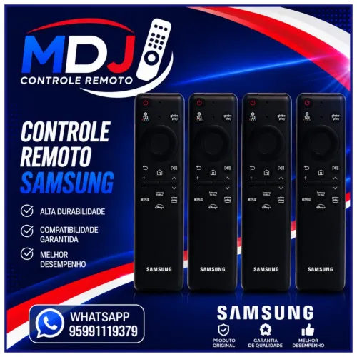 Controle da tv Samsung smart 4k