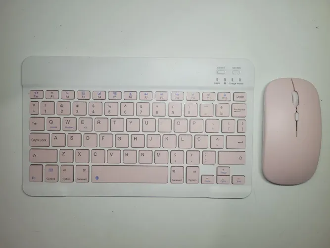 Kit Teclado Bluetooth + Mouse Sem Fio