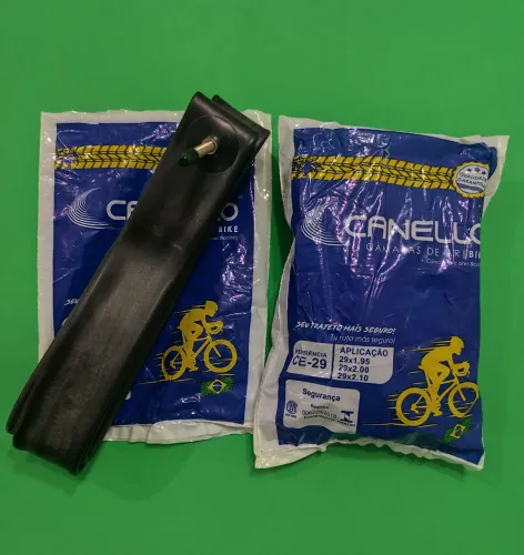 02 câmaras de ar para Bike Bicicleta aro 29 - CANELLO BICO FINO
