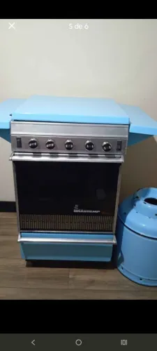 Raridade Vintage - Fogão Brastemp Antigo + Tampão de Bujão (Anos 60/70)
