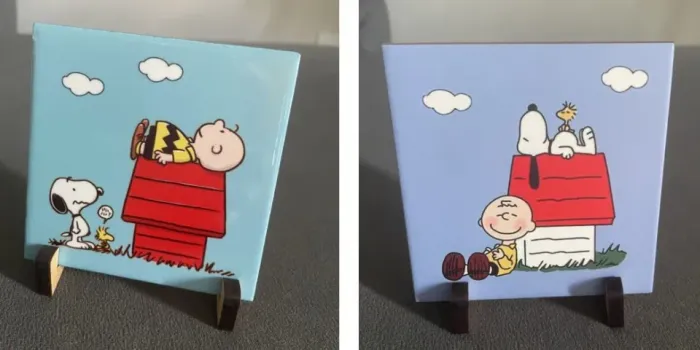2 quadrinhos do Snoopy